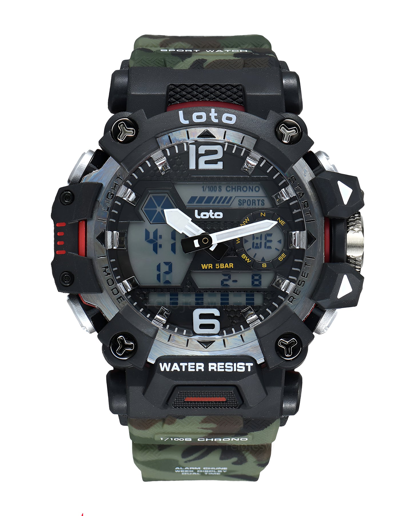 Reloj Loto Hombre Original Verde LT-2571-VENE