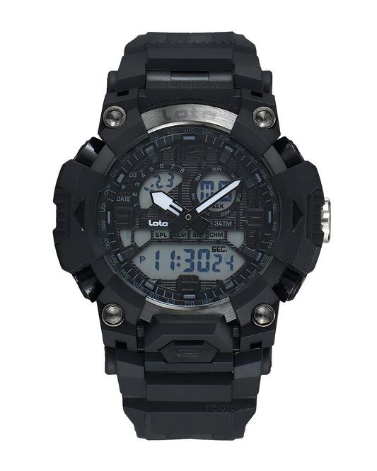 Reloj Loto Hombre Original Negro LT-2574-NENE
