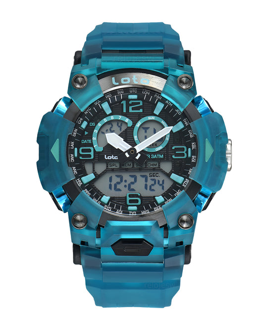 Reloj Loto Hombre Original Turquesa LT-2574-TU