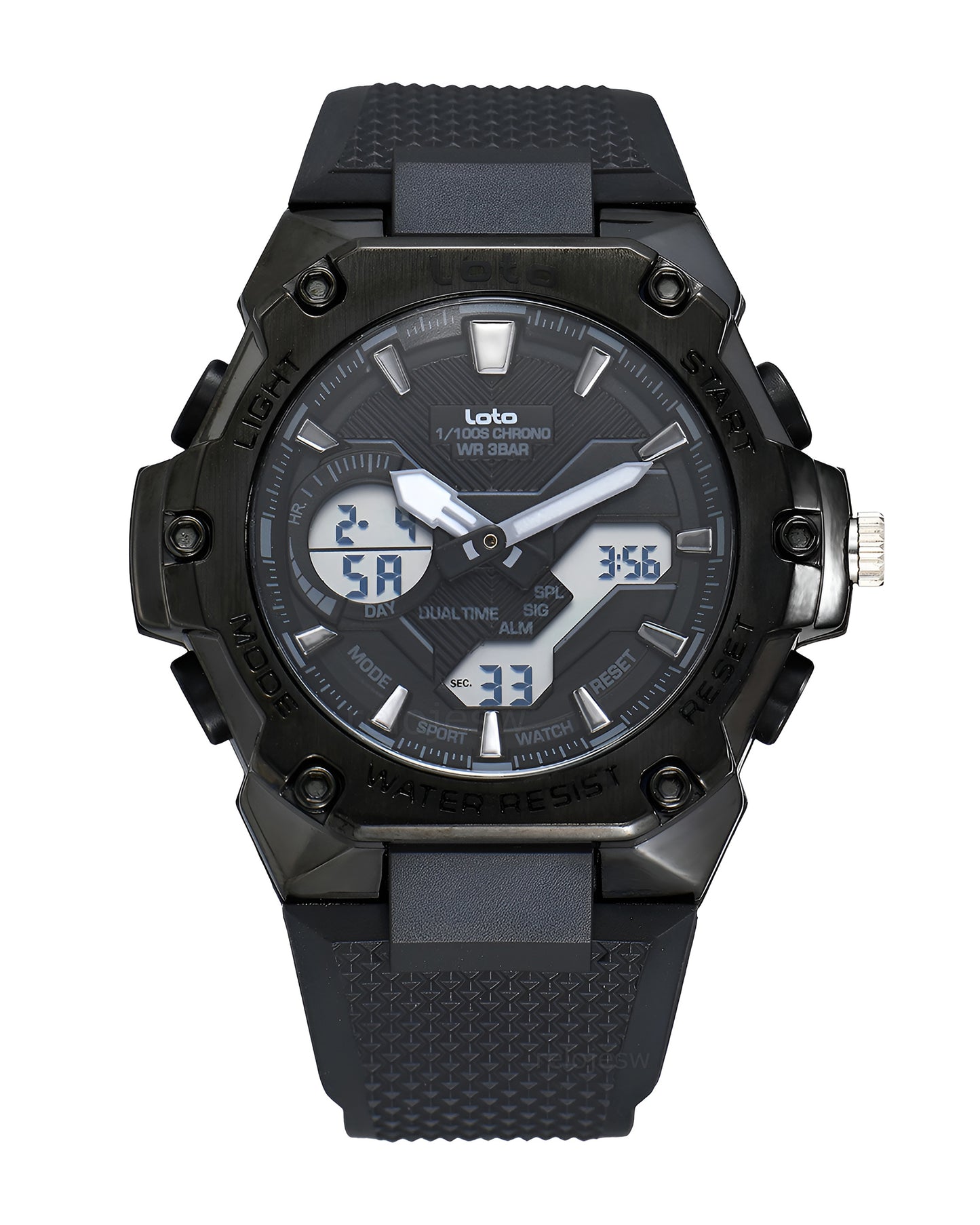 Reloj Loto Hombre Original Negro LT-2575-NENE