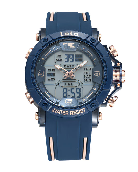 Reloj Loto Hombre Original Azul LT-2578-AZOR