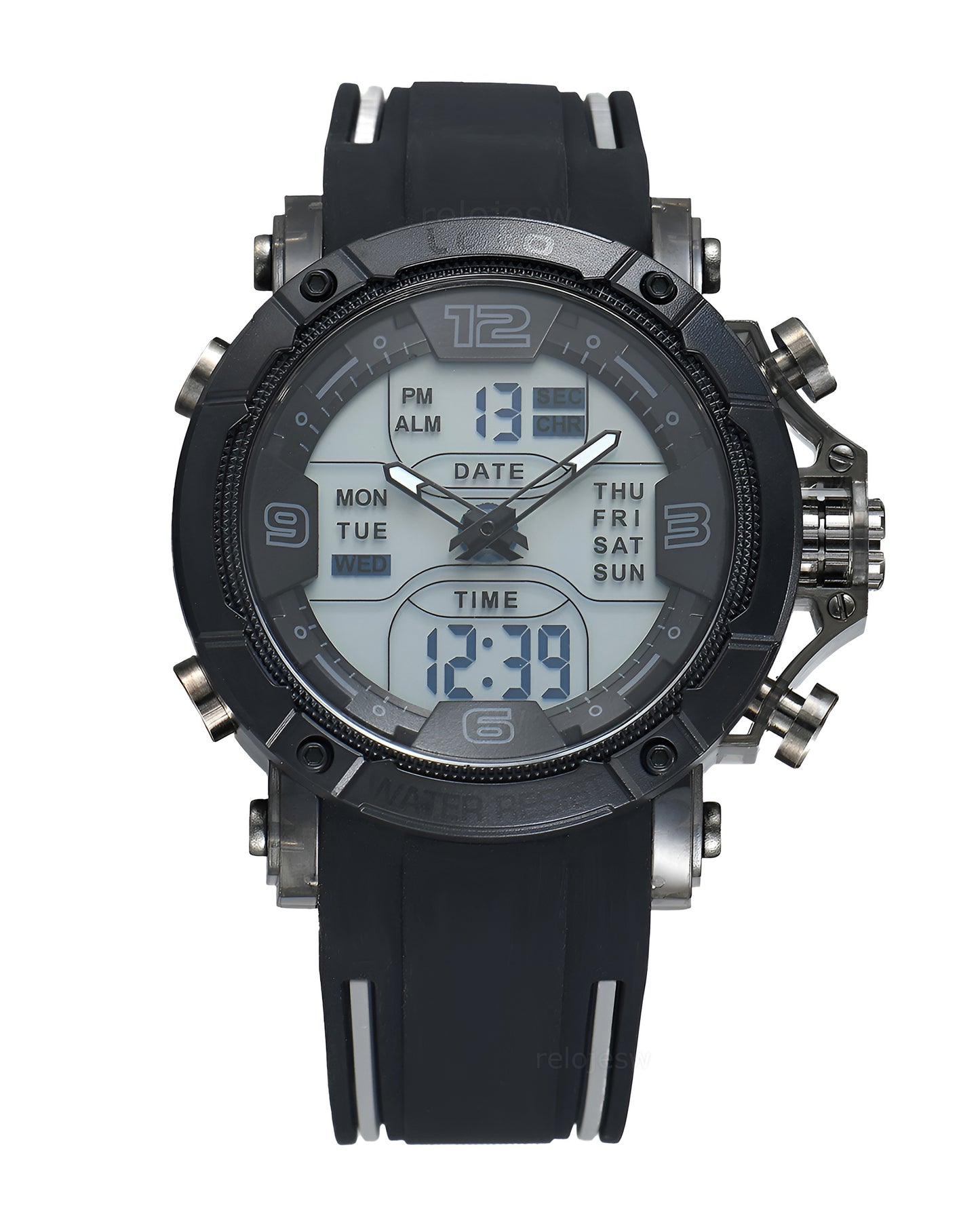 Reloj Loto Hombre Original Negro LT-2578-NENE