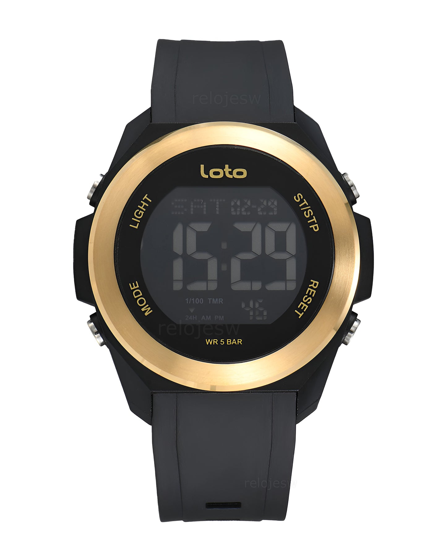 Reloj Loto Unisex Original Negro LT-2594-NEDO