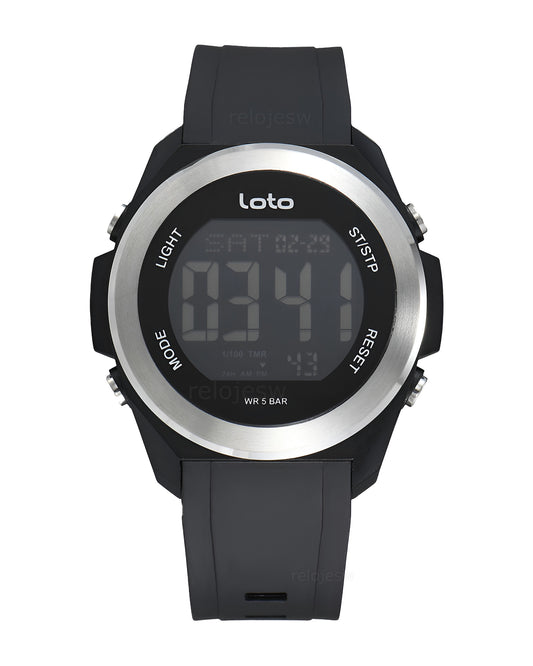 Reloj Loto Unisex Original Negro LT-2594-NEPL