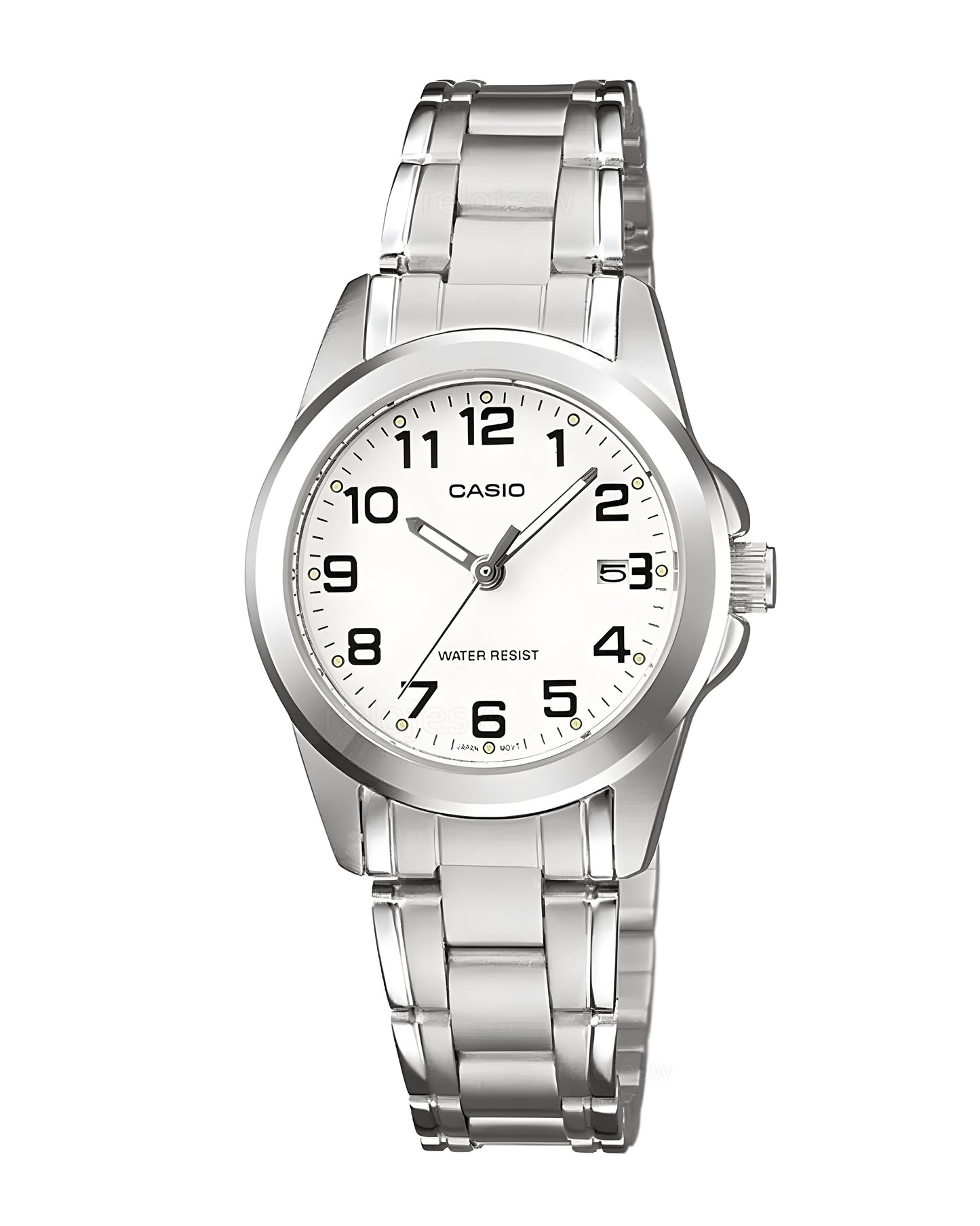 Reloj Casio Original Mujer Original Plateado LTP-1215A-7B2