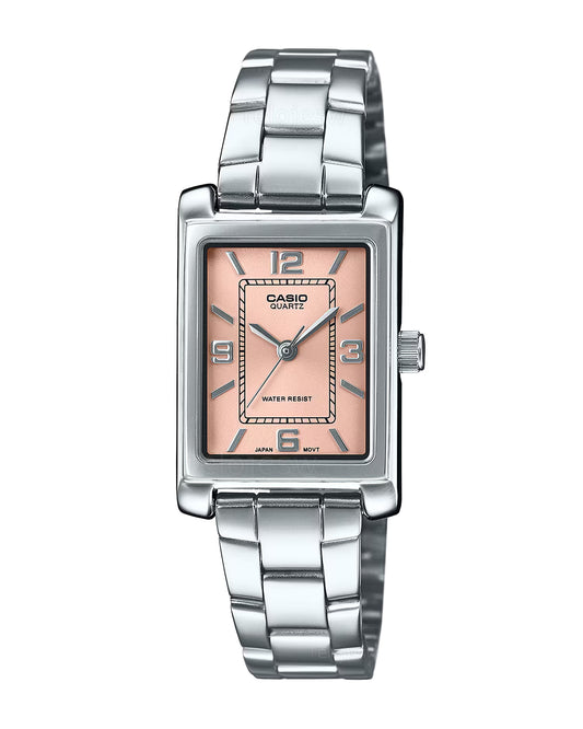 Reloj Casio Mujer Original Plateado LTP-1234DD-4A