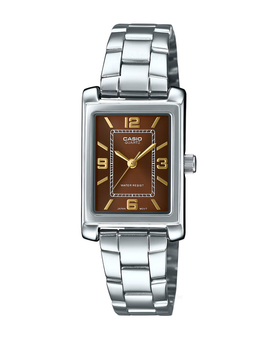 Reloj Casio Mujer Plateado LTP-1234DD-5A