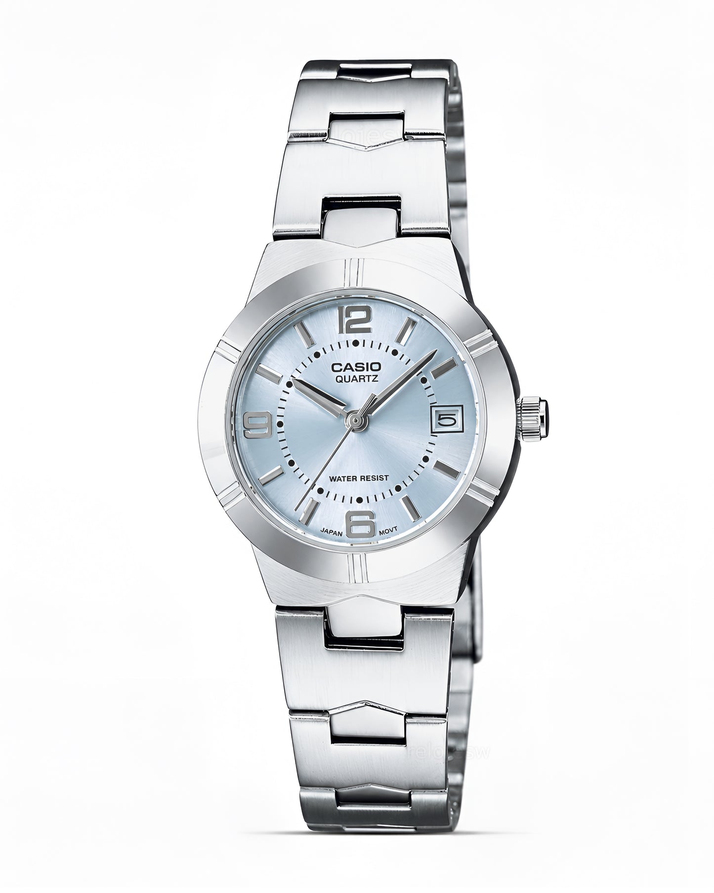 Reloj Casio Original Mujer Plateado LTP-1241D-2A