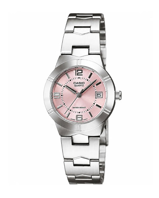 Reloj Casio Mujer Original Plateado LTP-1241D-4A3