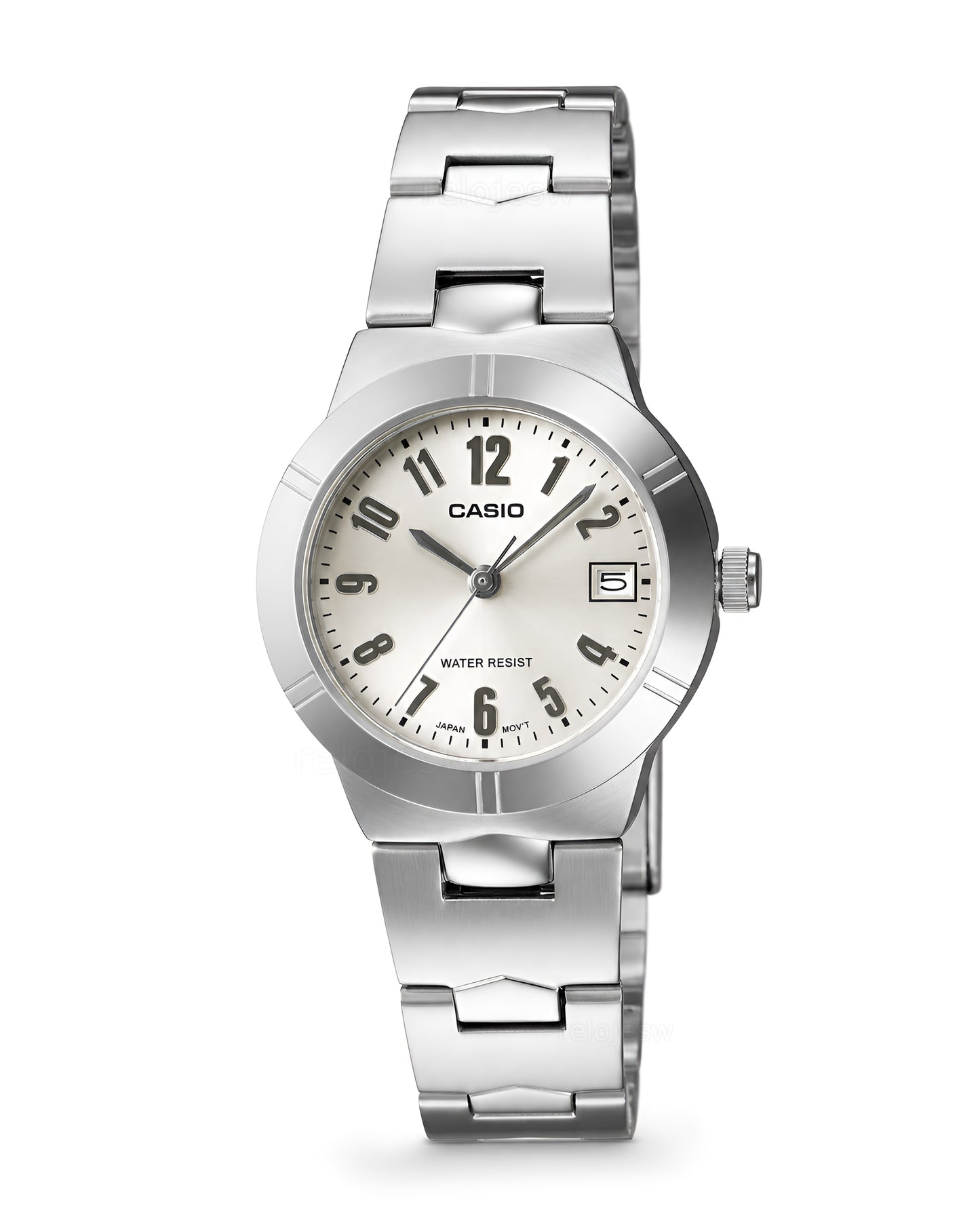 Reloj Casio Original Mujer Plateado LTP-1241D-7A2