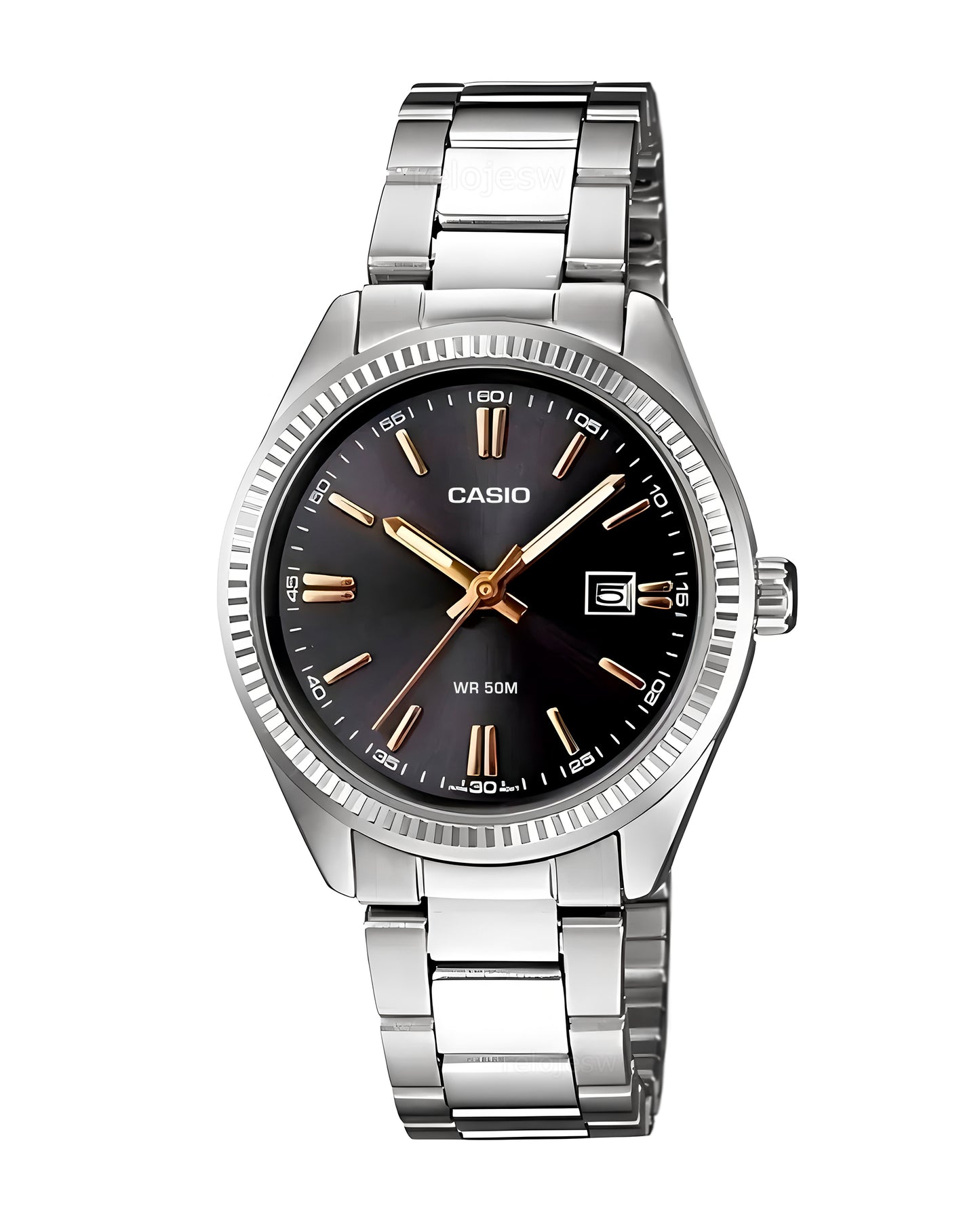 Reloj Casio Mujer Plateado LTP-1302D-1A2V