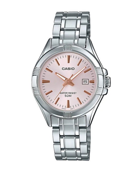 Reloj Casio Mujer Original Plateado LTP-1308D-4AV