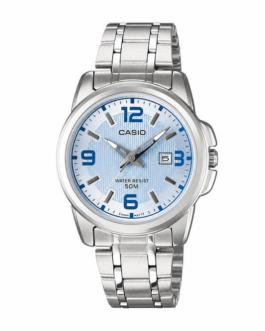 Reloj Casio Mujer Original Plateado LTP-1314D-2AV
