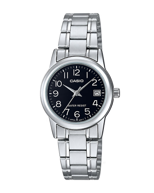 Reloj Casio Original Mujer Plateado LTP-V002D-1B