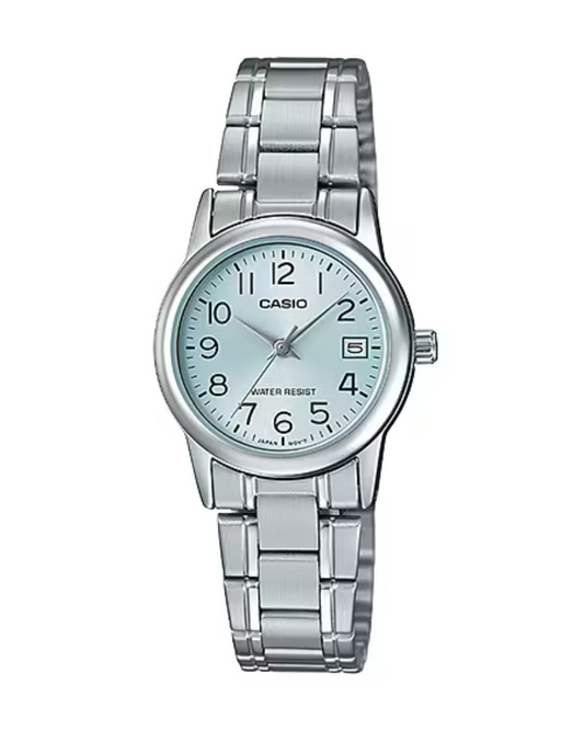 Reloj Casio Mujer Plateado LTP-V002D-2B