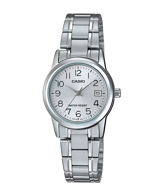 Reloj Casio Mujer Plateado LTP-V002D-7B