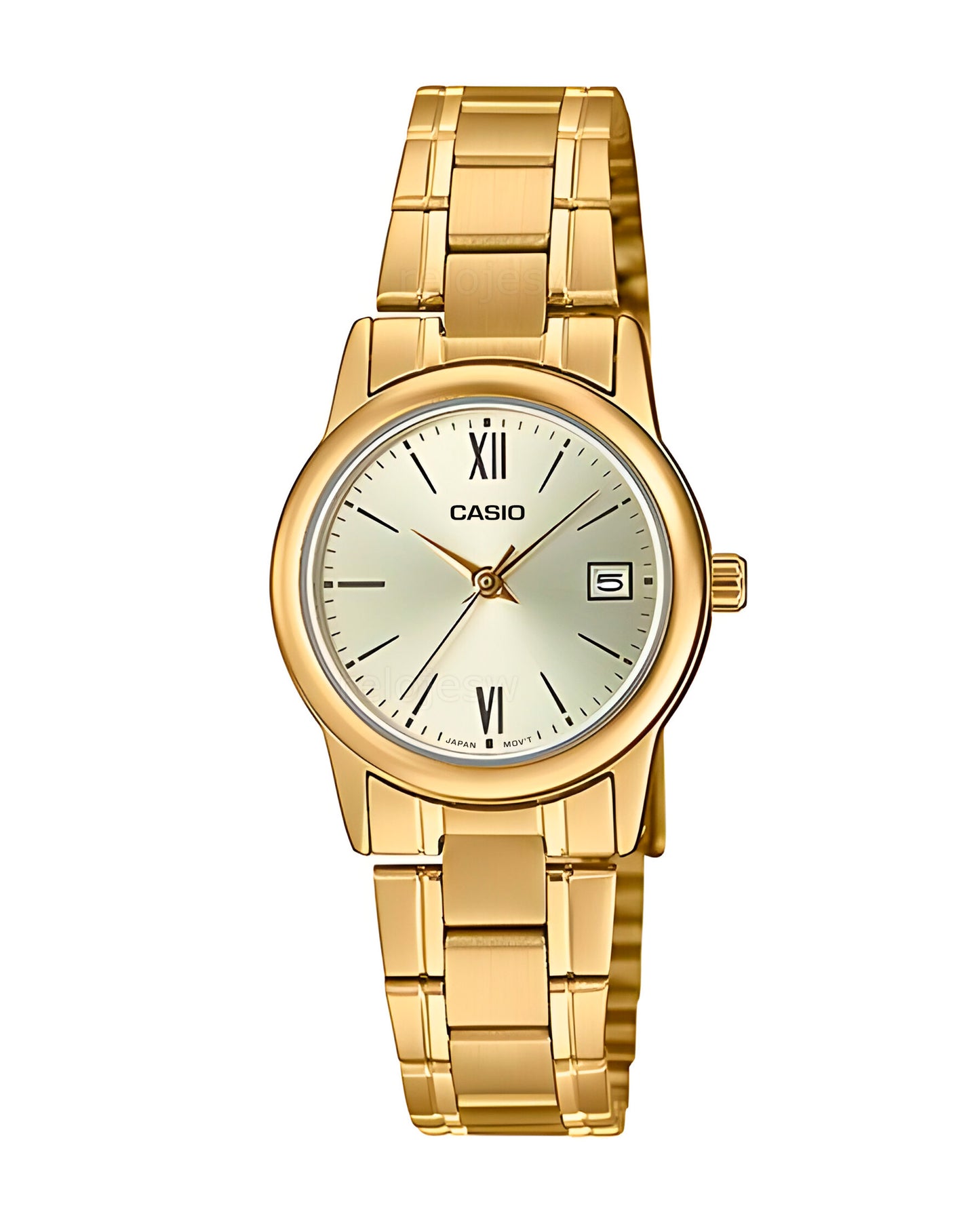 Reloj Casio Mujer Dorado LTP-V002G-9B3