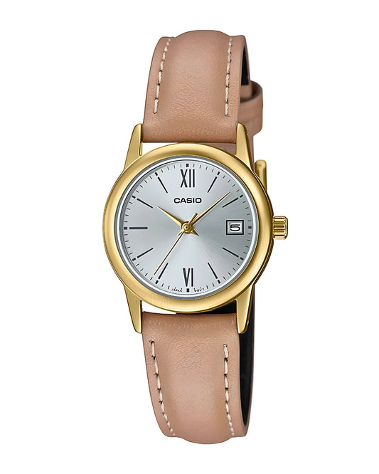 Reloj Casio Mujer Café LTP-V002GL-7B3