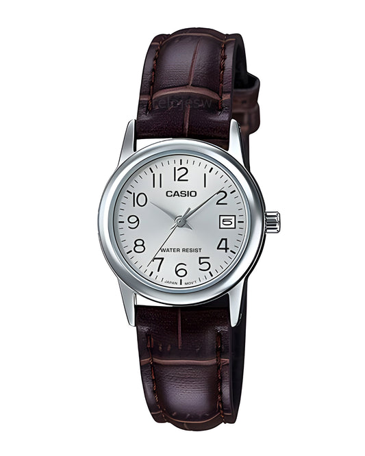 Reloj Casio Mujer Marrón LTP-V002L-7B2