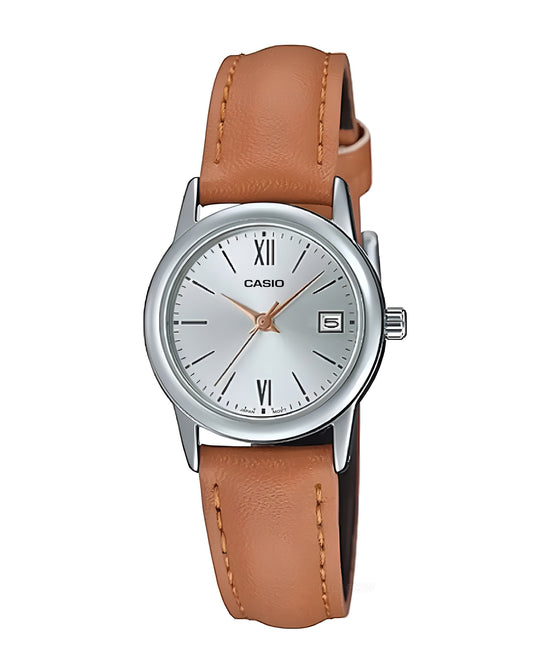 Reloj Casio Mujer Café LTP-V002L-7B3