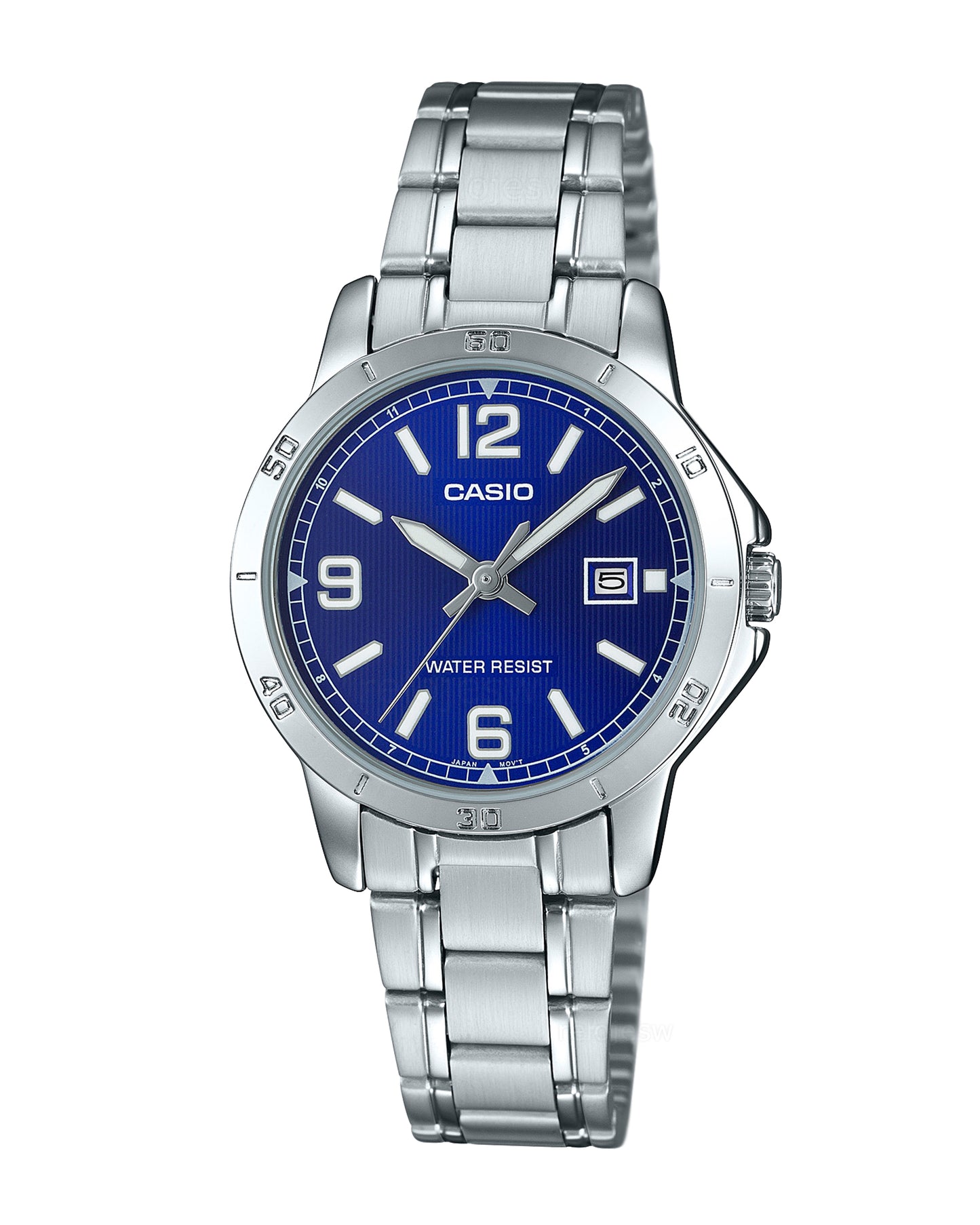 Reloj Casio Original Mujer Plateado LTP-V004D-2B
