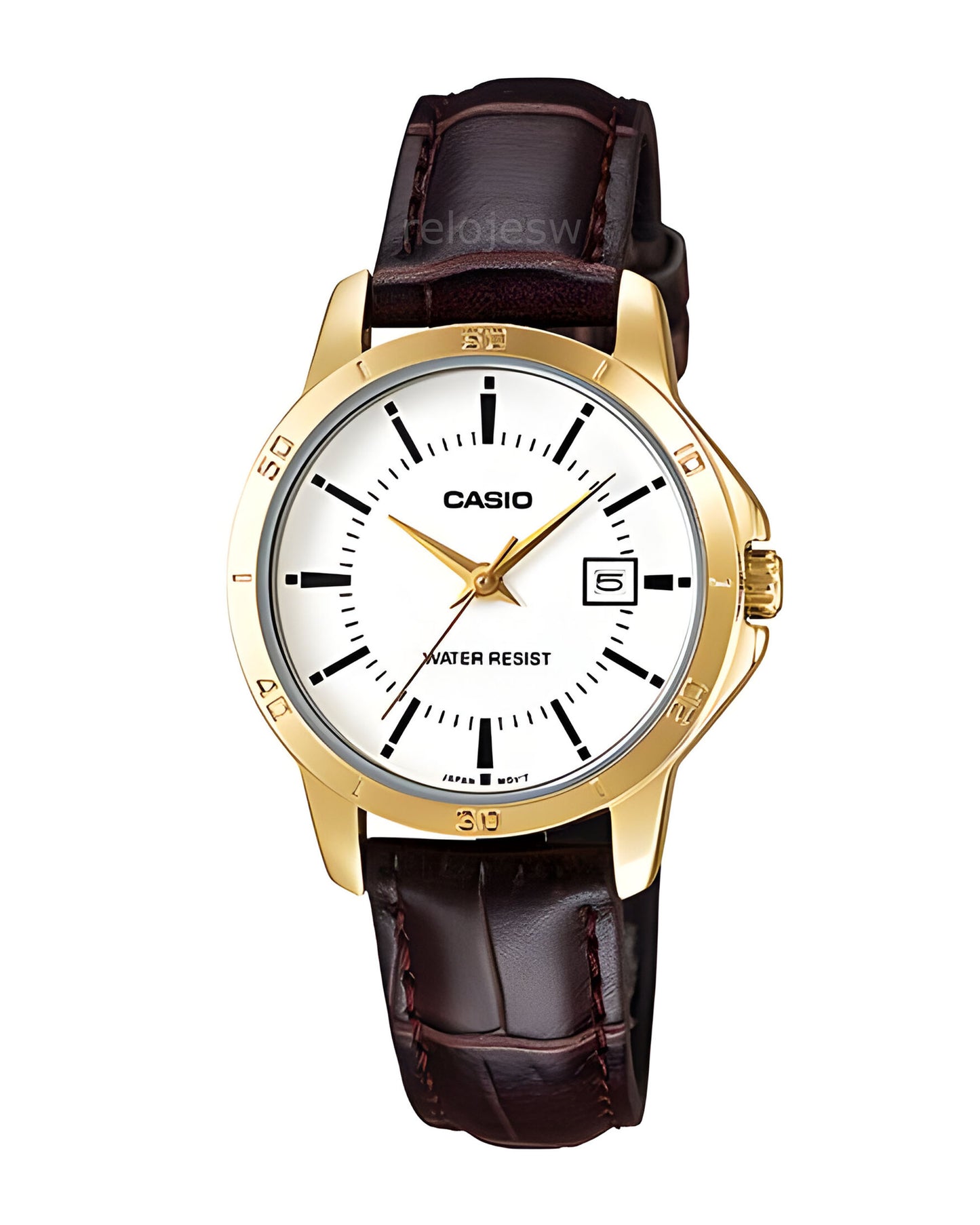 Reloj Casio Mujer Marrón Dorado LTP-V004GL-7A