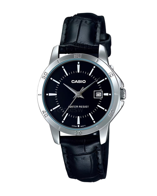 Reloj Casio Mujer Negro LTP-V004L-1A