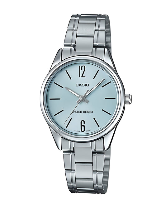 Reloj Casio Mujer Plateado LTP-V005D-2B