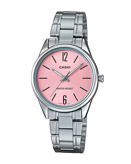 Reloj Casio Mujer Plateado LTP-V005D-4B