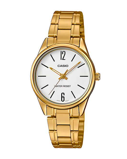 Reloj Casio Mujer Dorado LTP-V005G-7B