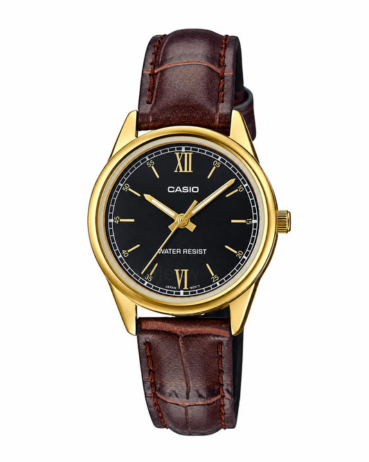 Reloj Casio Mujer Original Marrón LTP-V005GL-1B2