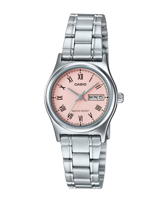 Reloj Casio Mujer Plateado LTP-V006D-4B