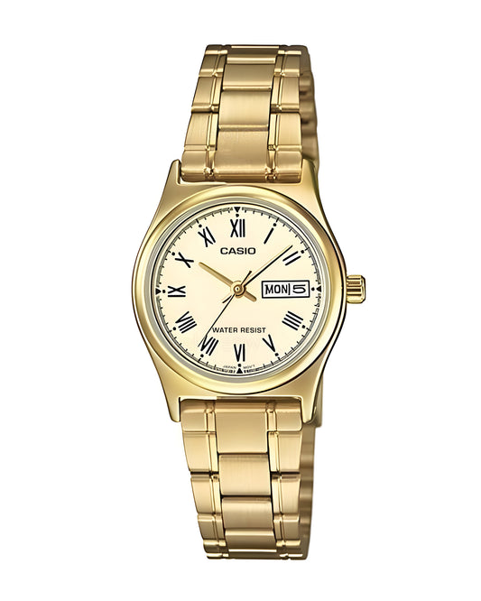 Reloj Casio Mujer Dorado LTP-V006G-9B