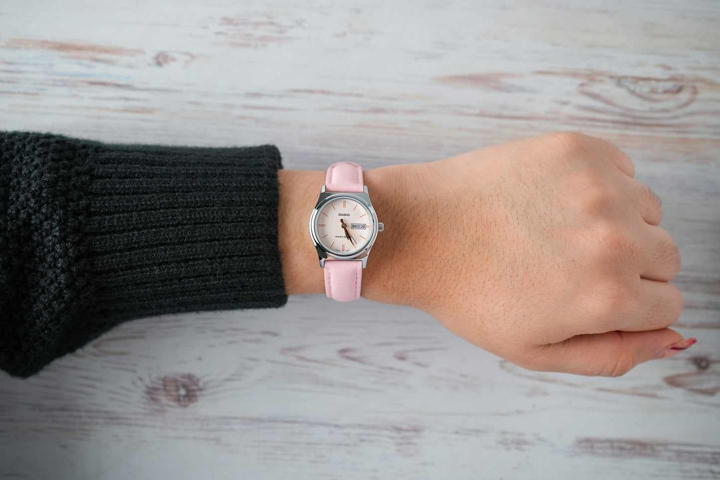 Reloj Casio Mujer Original Rosado LTP-V006L-4B