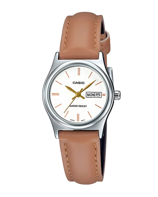 Reloj Casio Mujer Café LTP-V006L-7B2