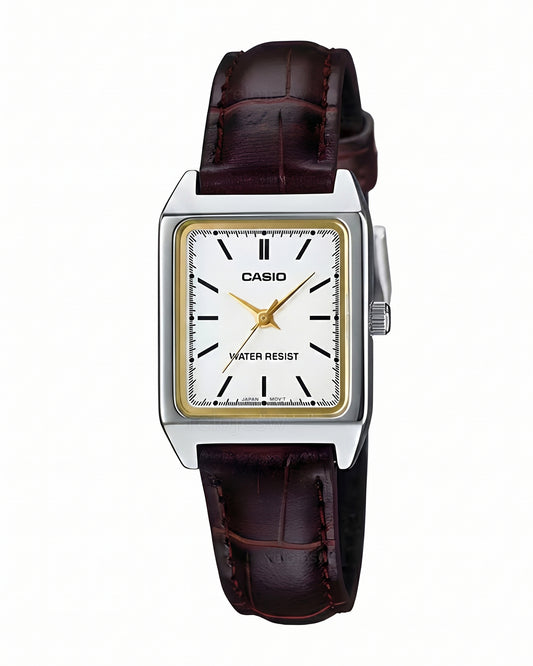 Reloj Casio Mujer Marrón LTP-V007L-7E2