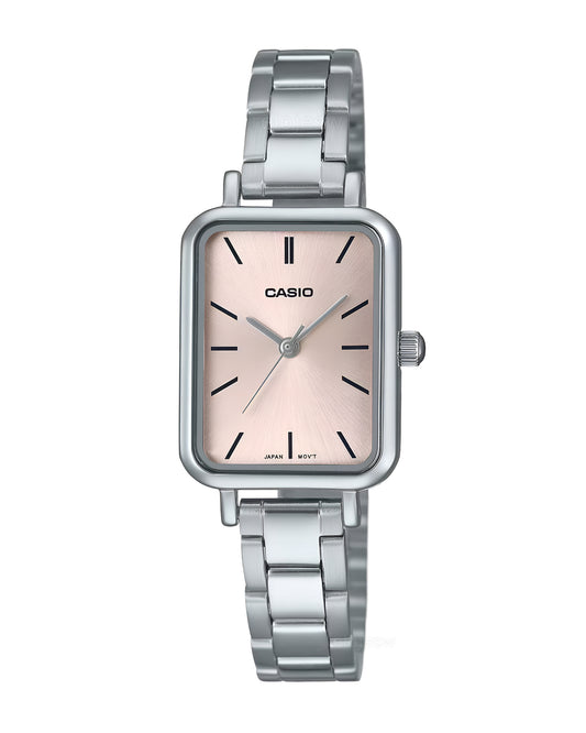 Reloj Casio Mujer Plateado LTP-V009D-4E