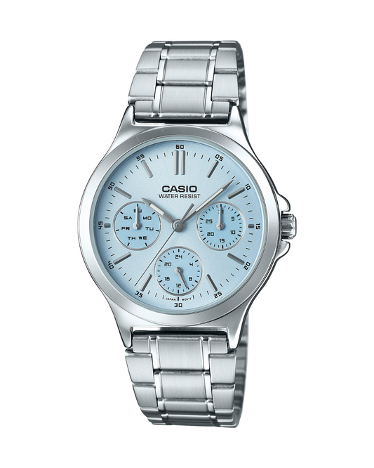 Reloj Casio Mujer Plateado LTP-V300D-2A