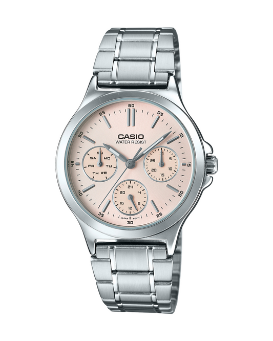 Reloj Casio Mujer Plateado LTP-V300D-4A