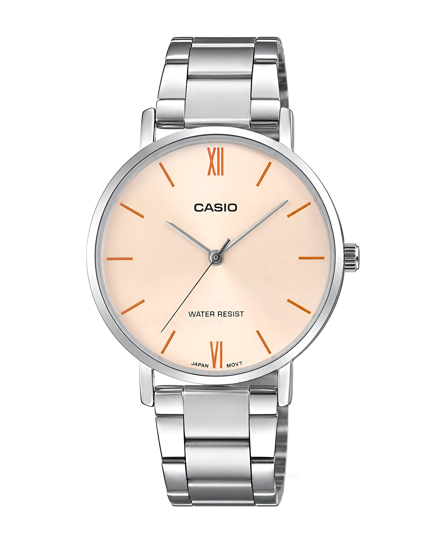 Reloj Casio Original Mujer Plateado LTP-VT01D-4B
