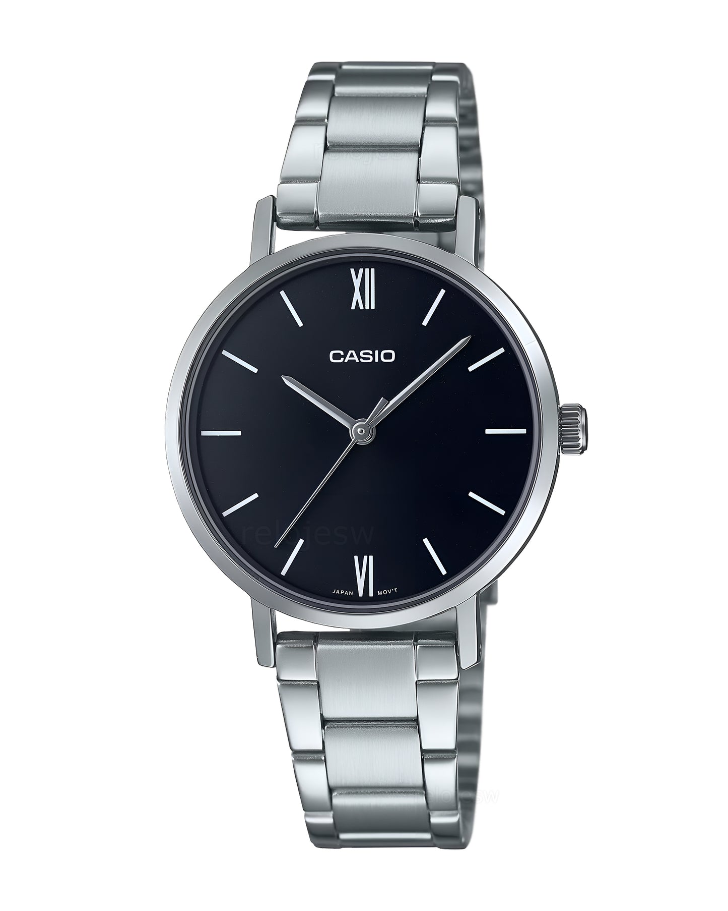 Reloj Casio Original Mujer Plateado LTP-VT02D-1A