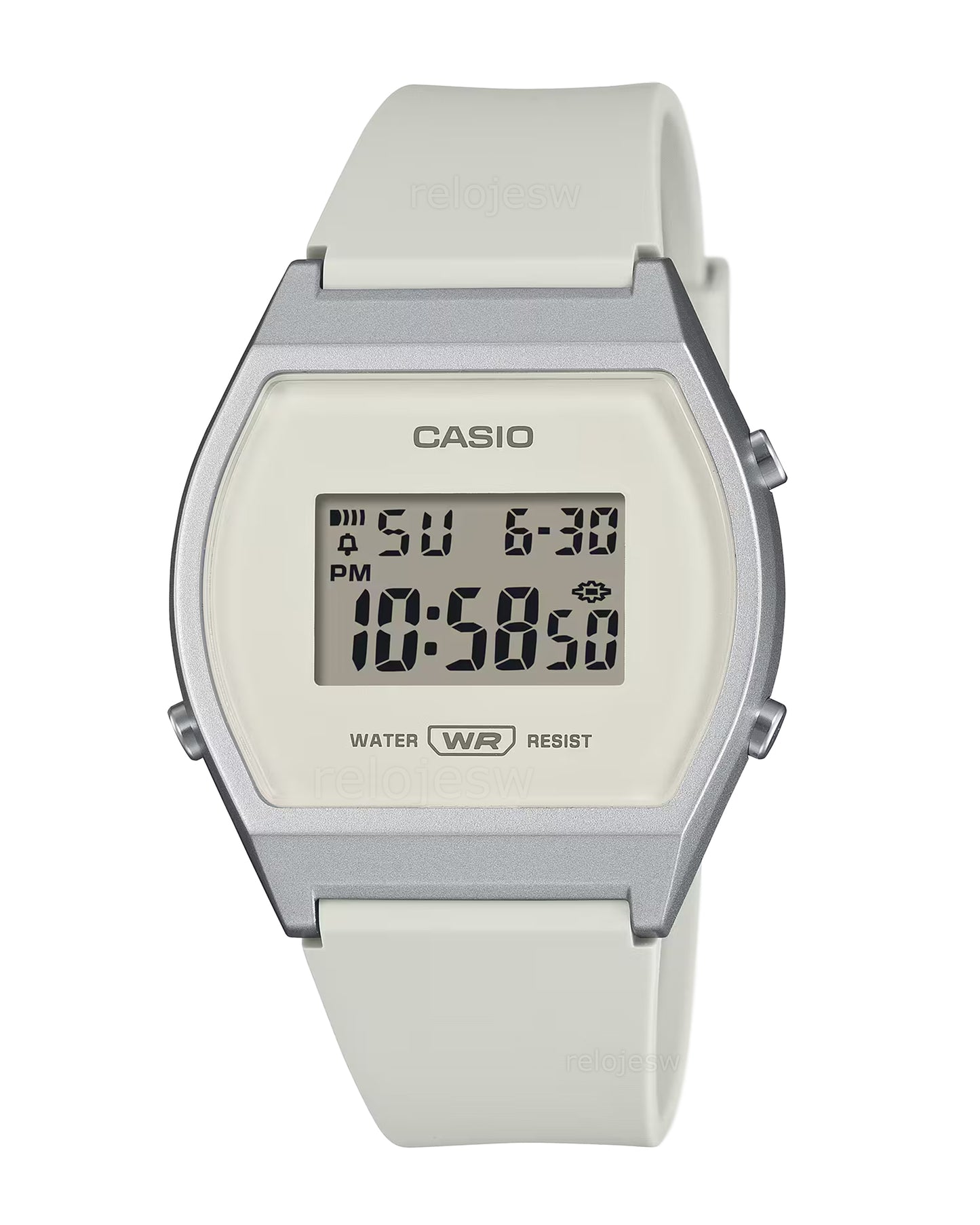 Reloj Casio Mujer Original Gris LW-204-7A