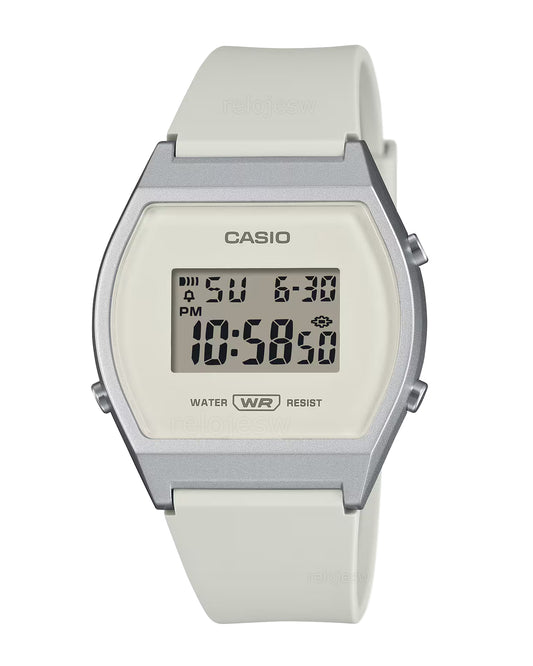 Reloj Casio Mujer Original Gris LW-204-7A
