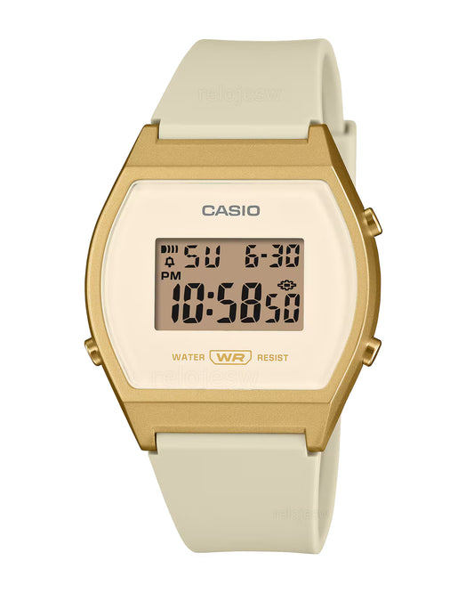 Reloj Casio Mujer Original Nude LW-204-9A