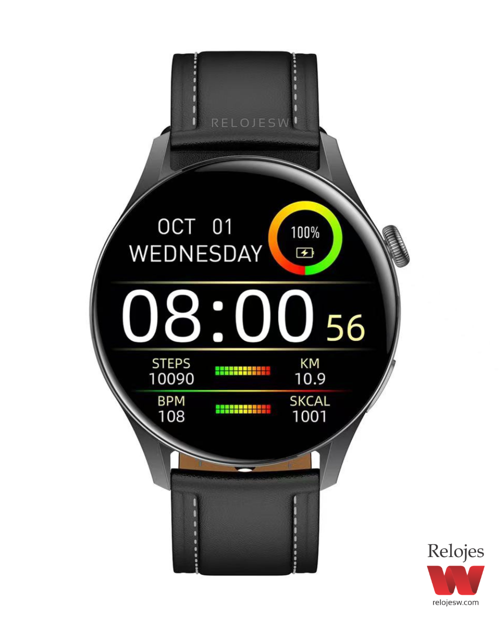 Reloj Smartwatch Unisex LW202 Negro