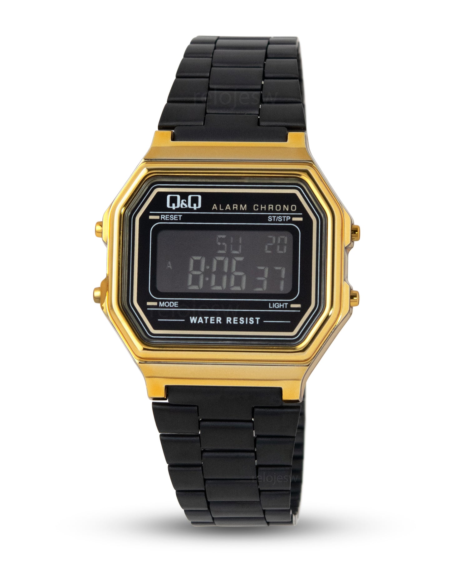 Reloj Q&Q Mujer Negro Dorado M173J004Y