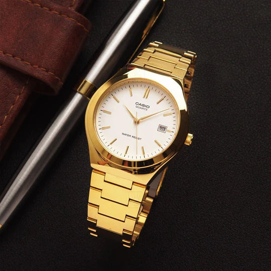 Reloj Casio Hombre Dorado MTP-1170N-7AR