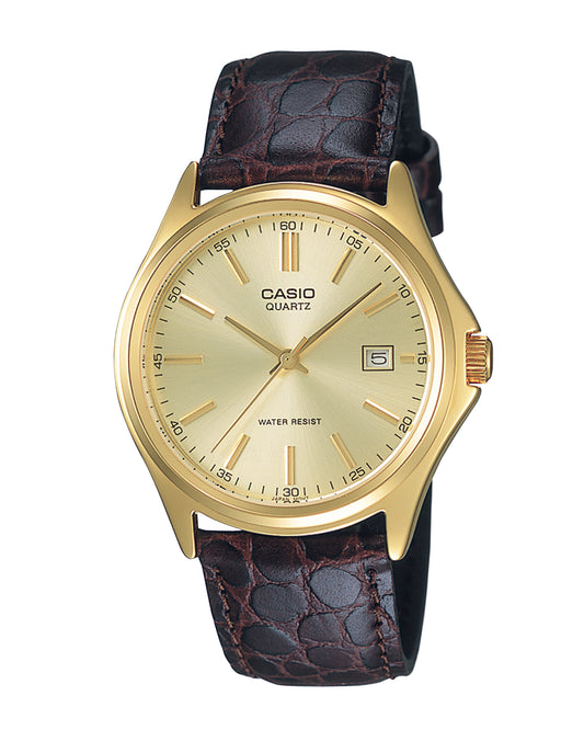 Reloj Casio Original Hombre Marrón MTP-1183Q-9A