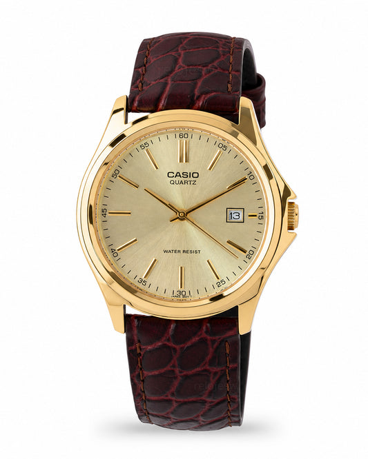 Reloj Casio Original Hombre Marrón MTP-1183Q-9A