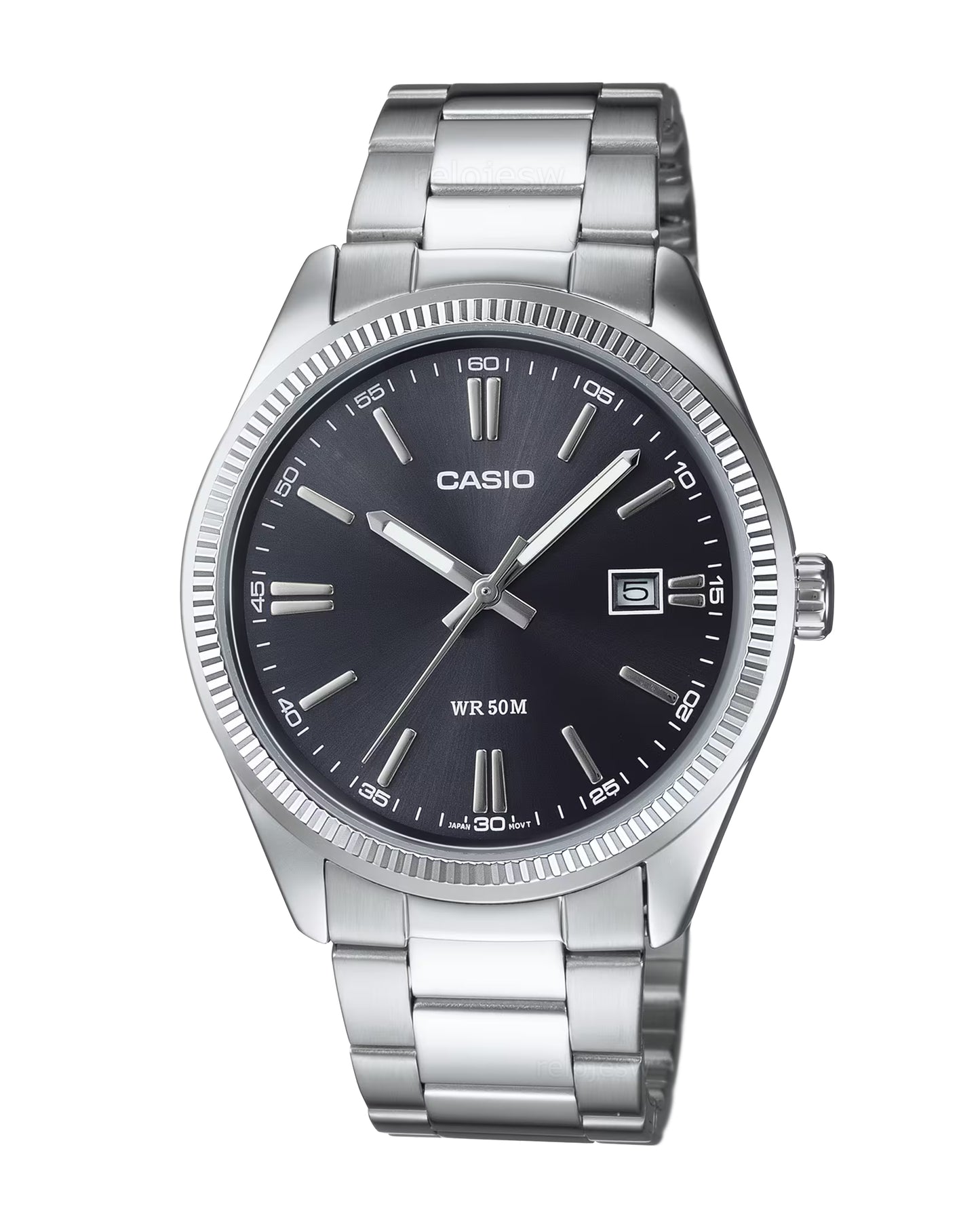 Reloj Casio Hombre Plateado MTP-1302D-1A1V